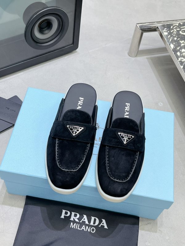 Couples Prada 2023 latest loafers half slippers C - Image 5
