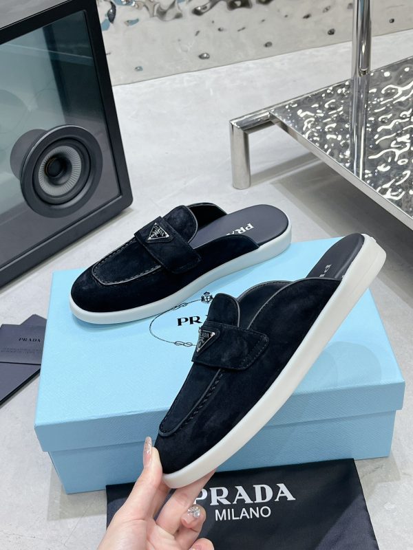 Couples Prada 2023 latest loafers half slippers C - Image 6