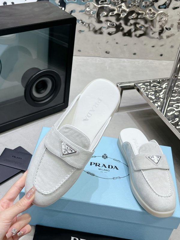 Couples Prada 2023 latest loafers half slippers D - Image 3