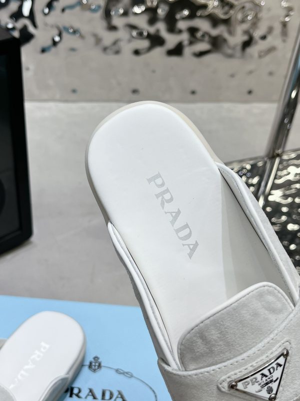 Couples Prada 2023 latest loafers half slippers D - Image 6