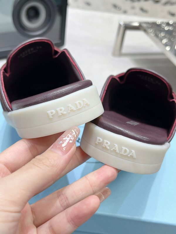Couples Prada 2023 latest loafers half slippers G - Image 8