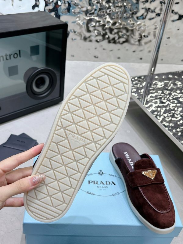 Couples Prada 2023 latest loafers half slippers G - Image 9