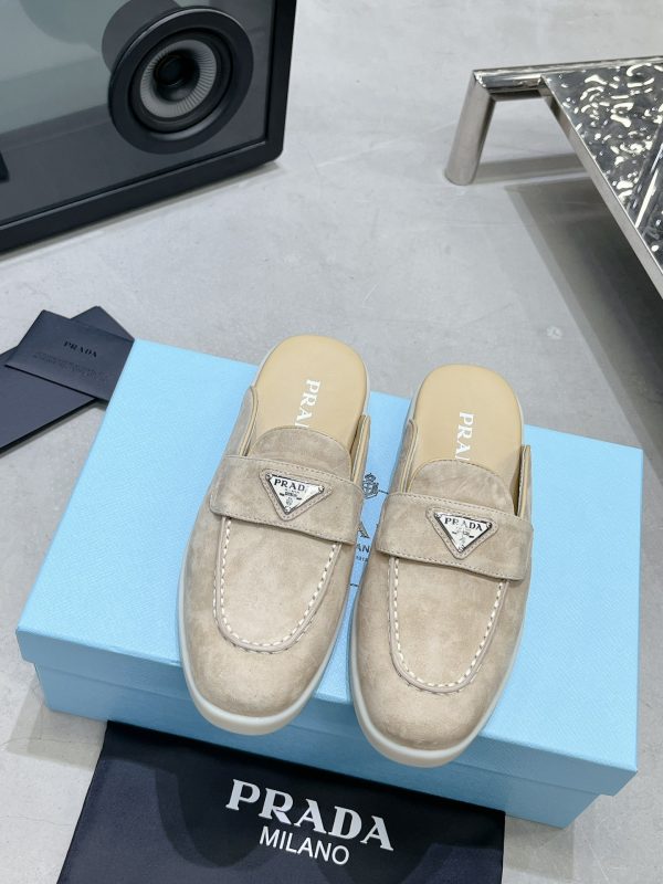 Couples Prada 2023 latest loafers half slippers H