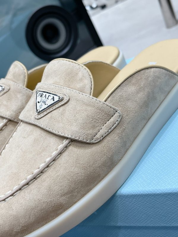 Couples Prada 2023 latest loafers half slippers H - Image 9