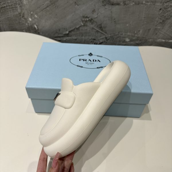 Prada 24SS Spring/Summer new platform toe slippers - Image 8
