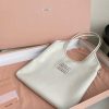 MiuMiu new hobo tote underarm bag autumn and winter series white B 5BG231