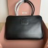 Miumiu New Upgrade Long Handle Briefcase Black 5BB117