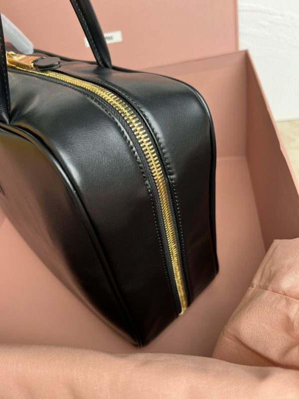 Miumiu New Upgrade Long Handle Briefcase Black 5BB117 - Image 3