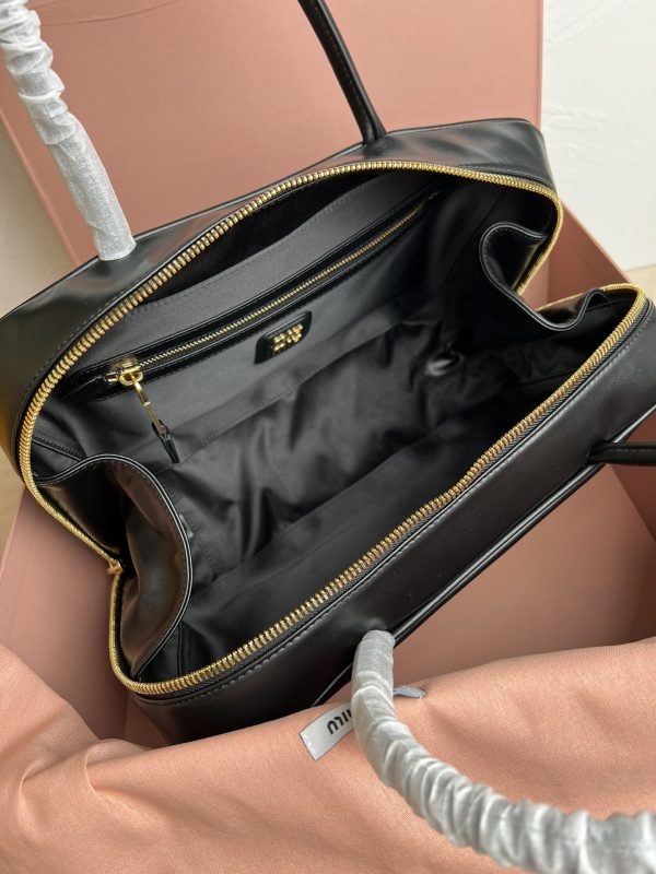 Miumiu New Upgrade Long Handle Briefcase Black 5BB117 - Image 7